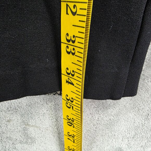 Women Chicos So Slimming Black & Lace Patterned Ankle Pants Slim Fit Size 00 - Picture 10 of 11